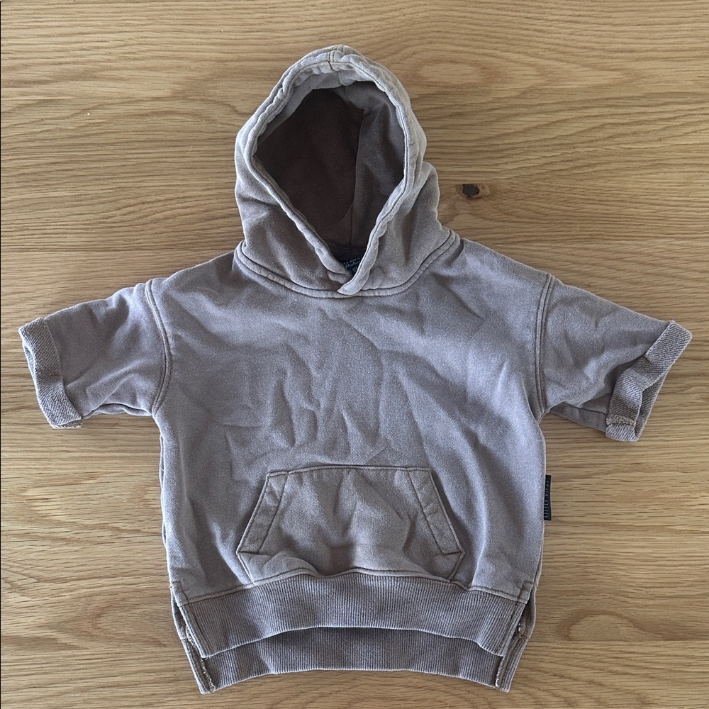 Little Bipsy Taupe Kids Hoodie